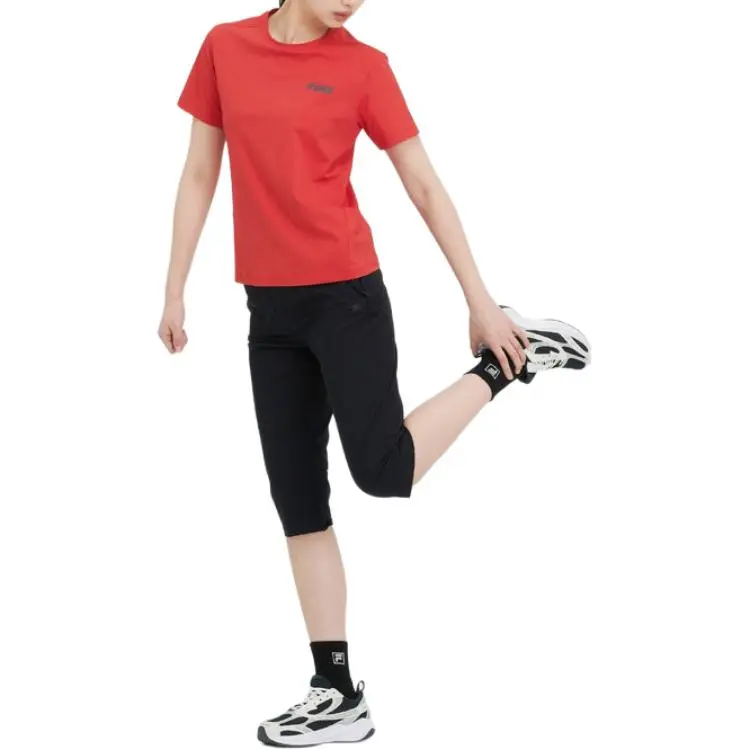 FILA Casual Pants Unisex Black-3