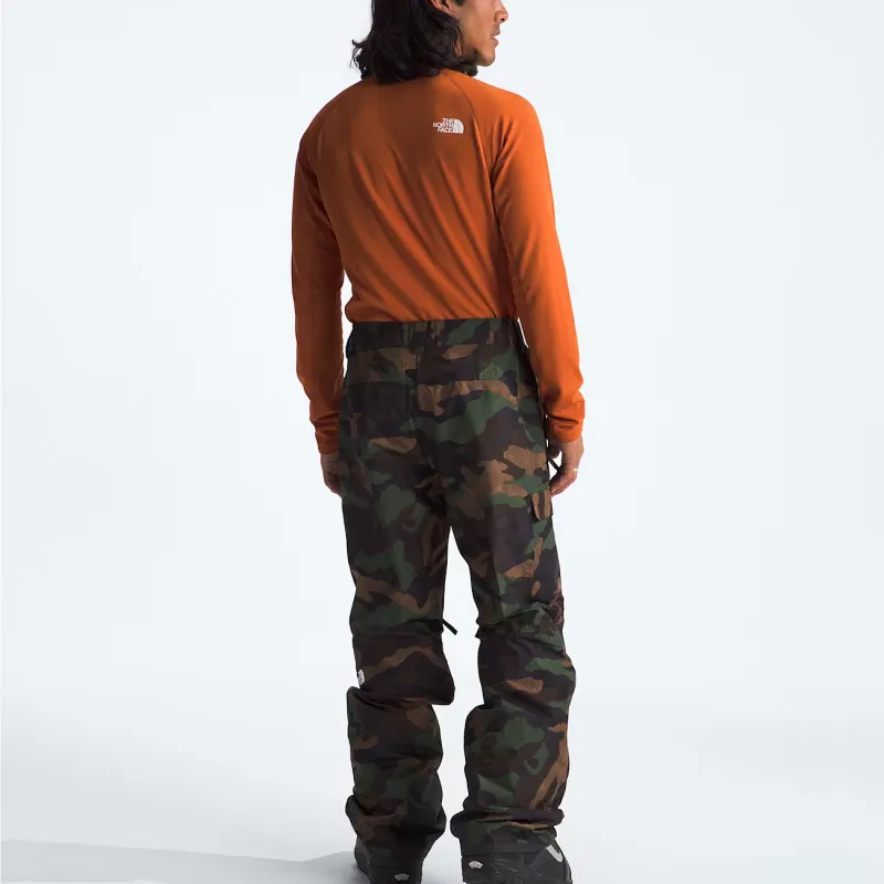 THE NORTH FACE Casual Pants Men's Black/Camo Color Printing-3