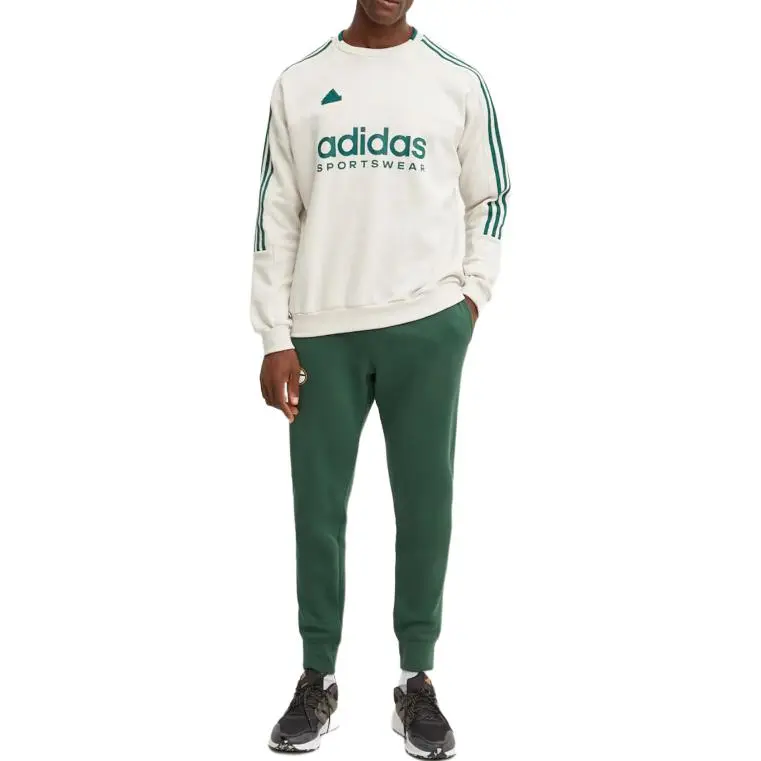 Adidas M Tiro Fl Crew Sweatshirt Men's Ecru-1