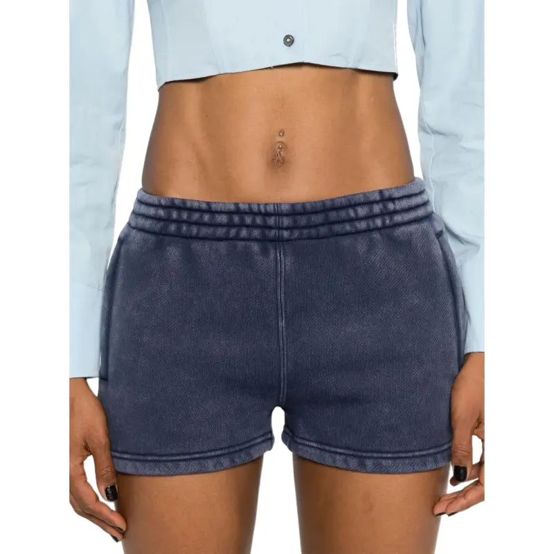 Alexander Wang Embossed logo Track Shorts-4
