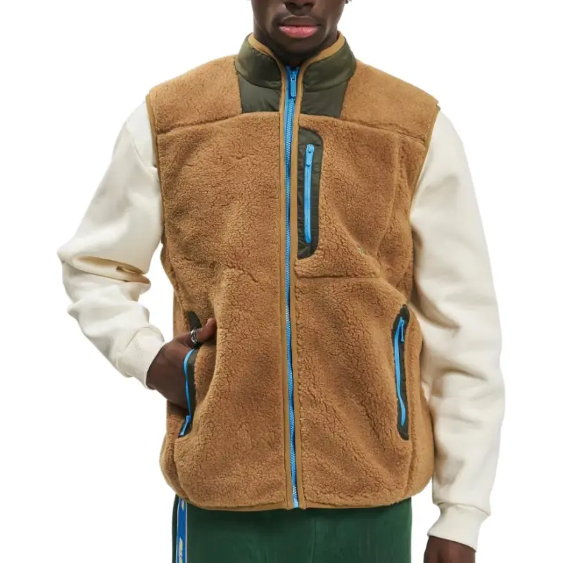 LACOSTE Vests Men Brown-4