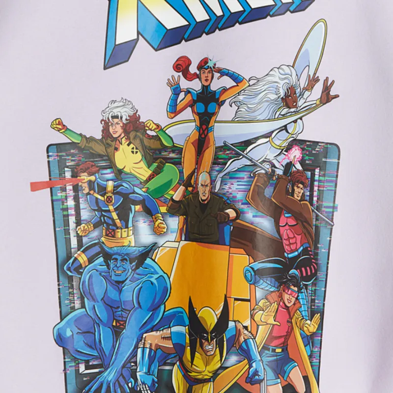 H&M Sweatshirt Men's Purple/X Men-4