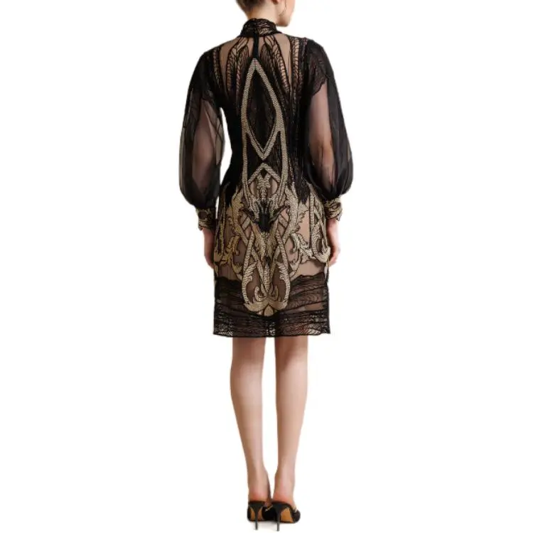 Gemy Maalouf Long-Sleeved Dresses Women's Black-1