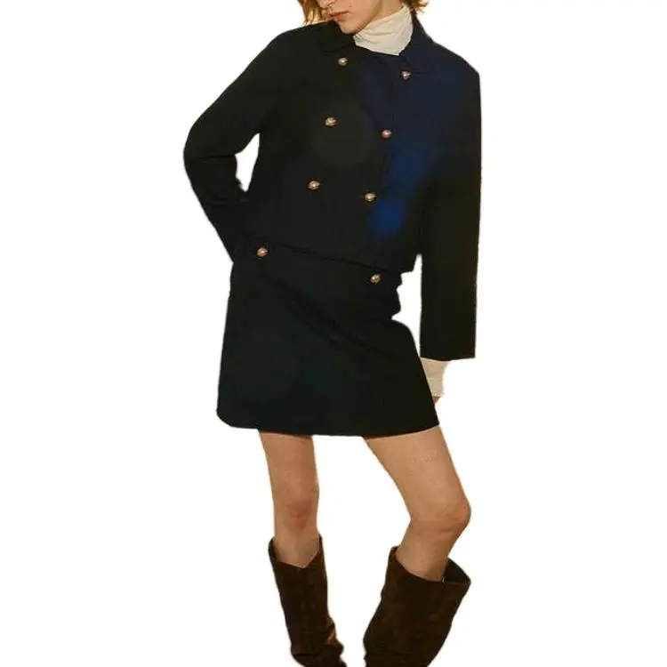 H&M Jackets & Coats Women's Marine Blue-1