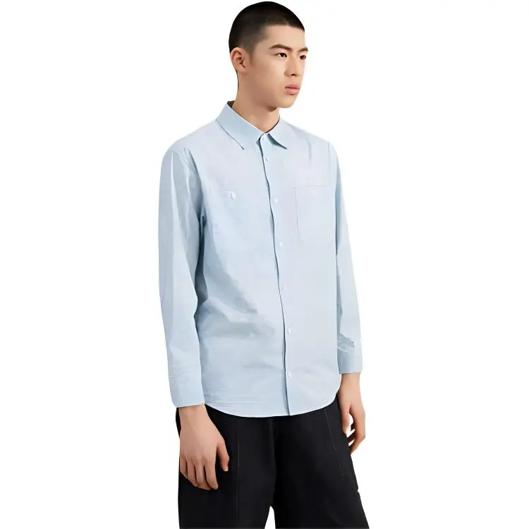 LiNing Shirts Men Mist Blue-3