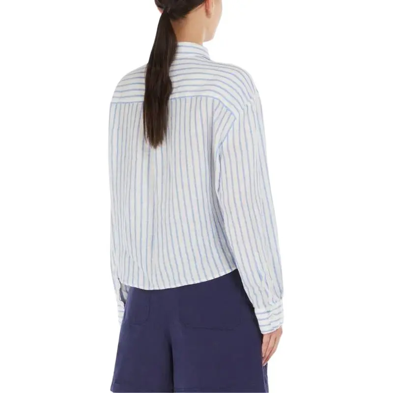 WEEKEND MaxMara Nolana Striped Button up Shirt-2