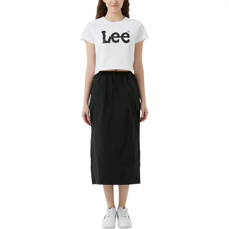 Lee Casual Long Skirts Women's Black-2