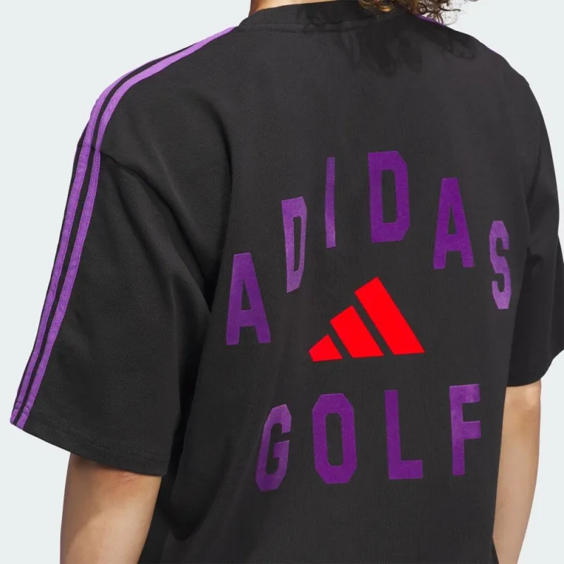 Adidas Drop Shoulder Sleeve T Shirt Women's Black-5