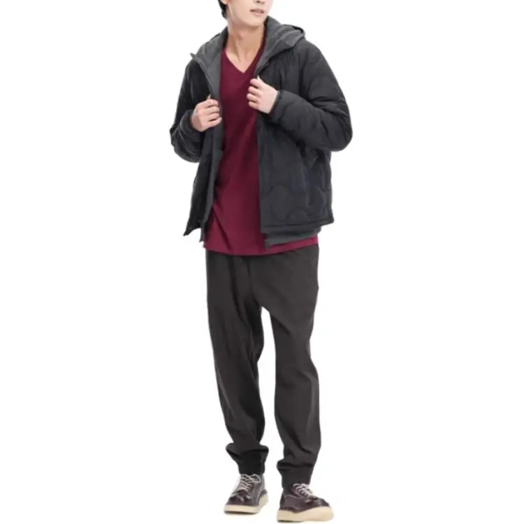 UNIQLO Down Jacket Men's Classic Black-3
