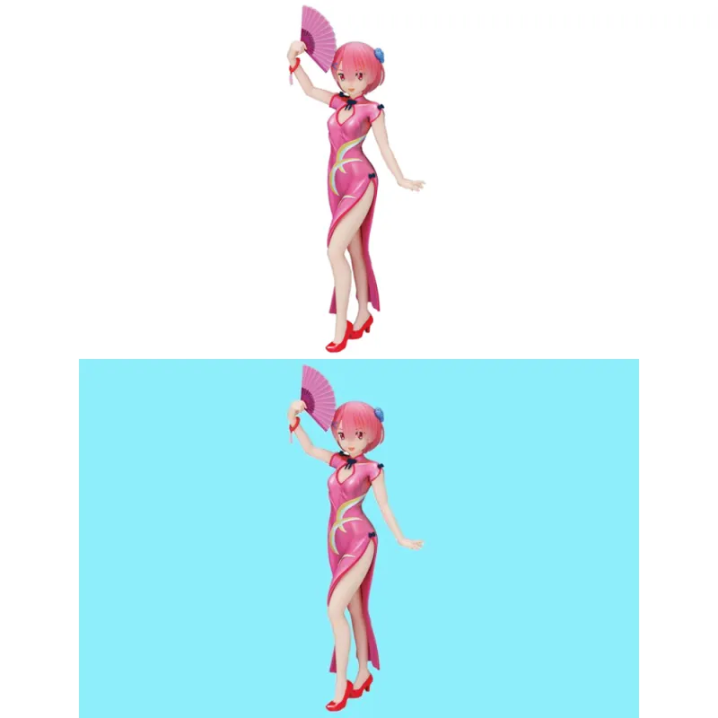 SEGA Ram Sega Re Zero Starting Life In Another World Re 0 Cheongsam Wf Limited Pearl Glow Color Bonus Gifts-3