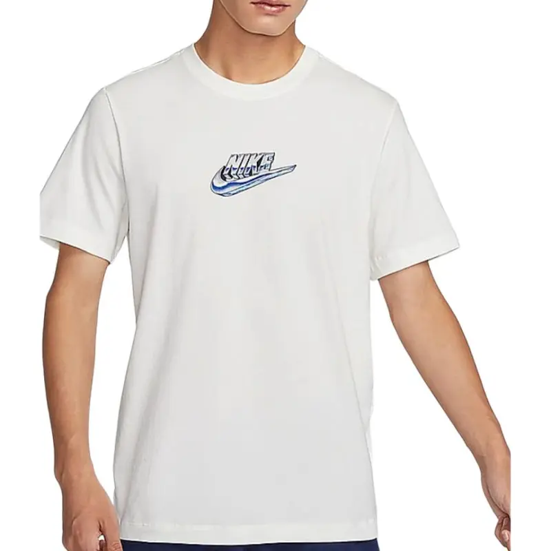 Nike T Shirts Men Sail White-4