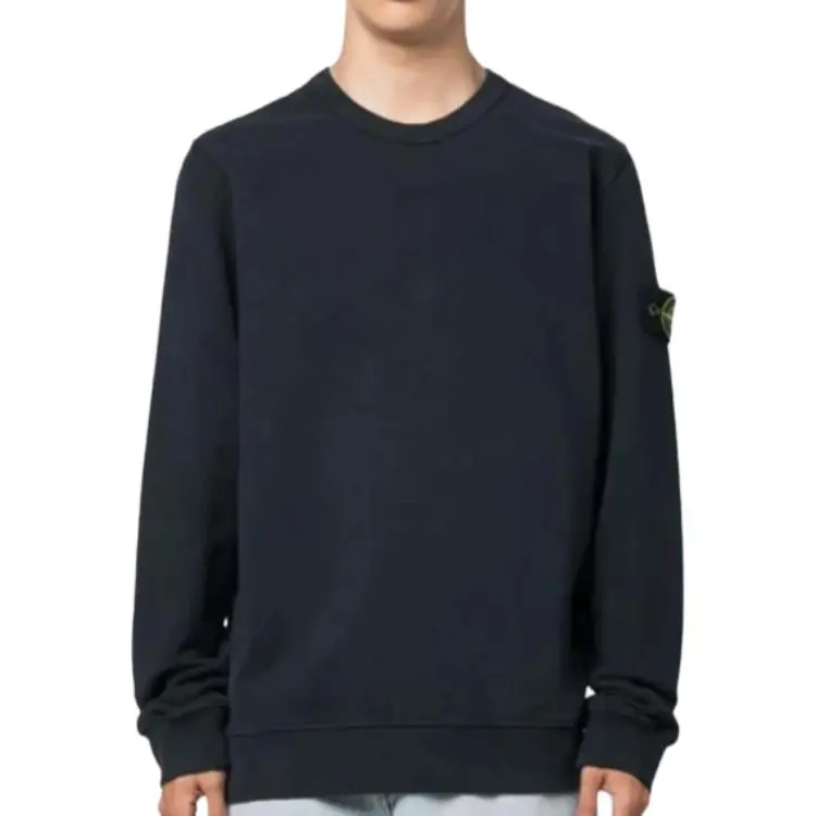 STONE ISLAND Logo Patch Crewneck Sweatshirt-2