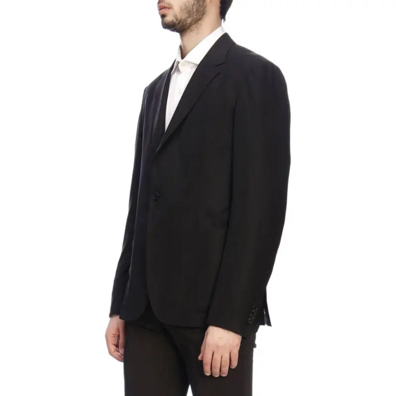 Zzegna Business Suits Men Black-1