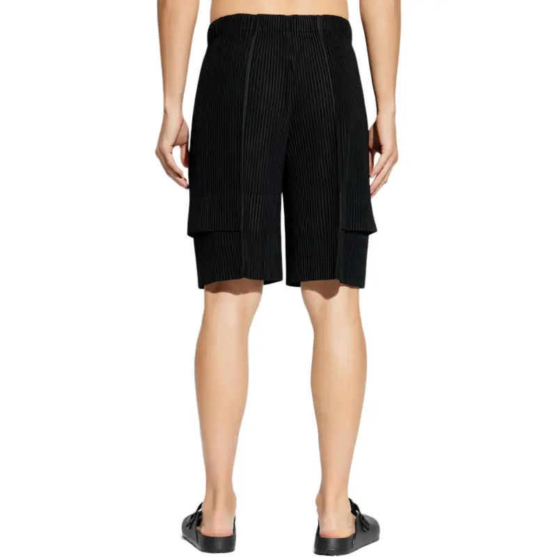 Homme Plissé Issey Miyake Pleated Cargo Shorts-3