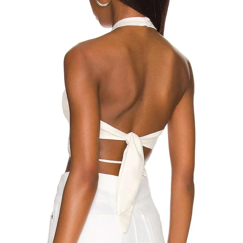 FOR LOVE & LEMONS Crop Top Women's White-1