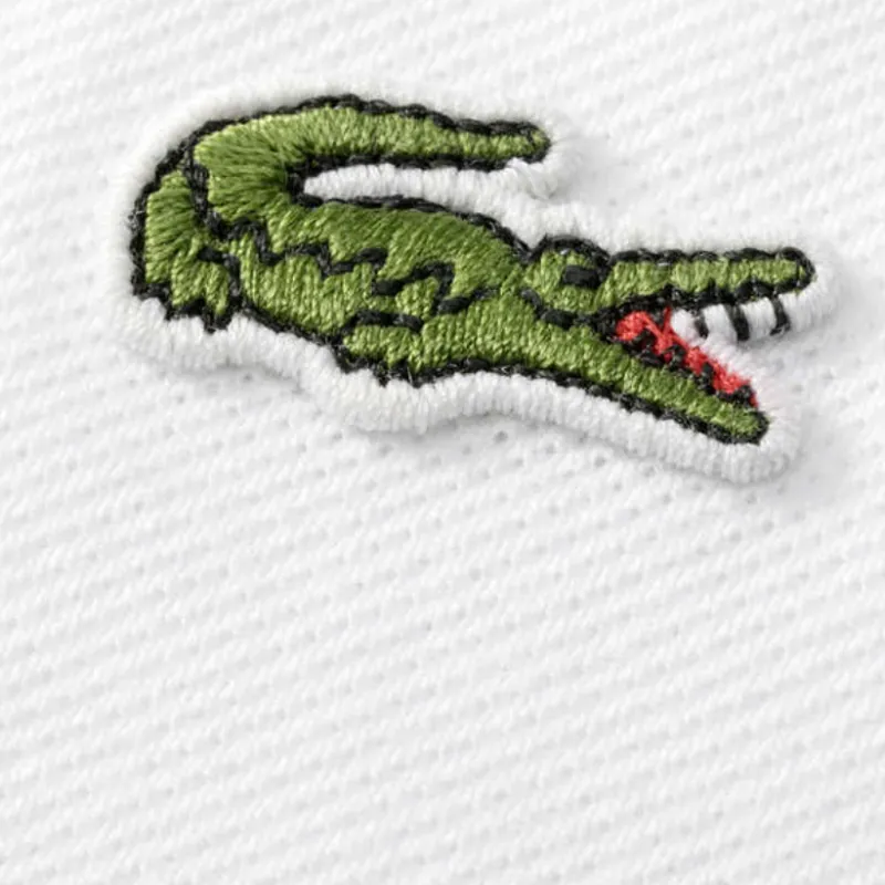 LACOSTE Open Neck Paris Polo Shirt-3