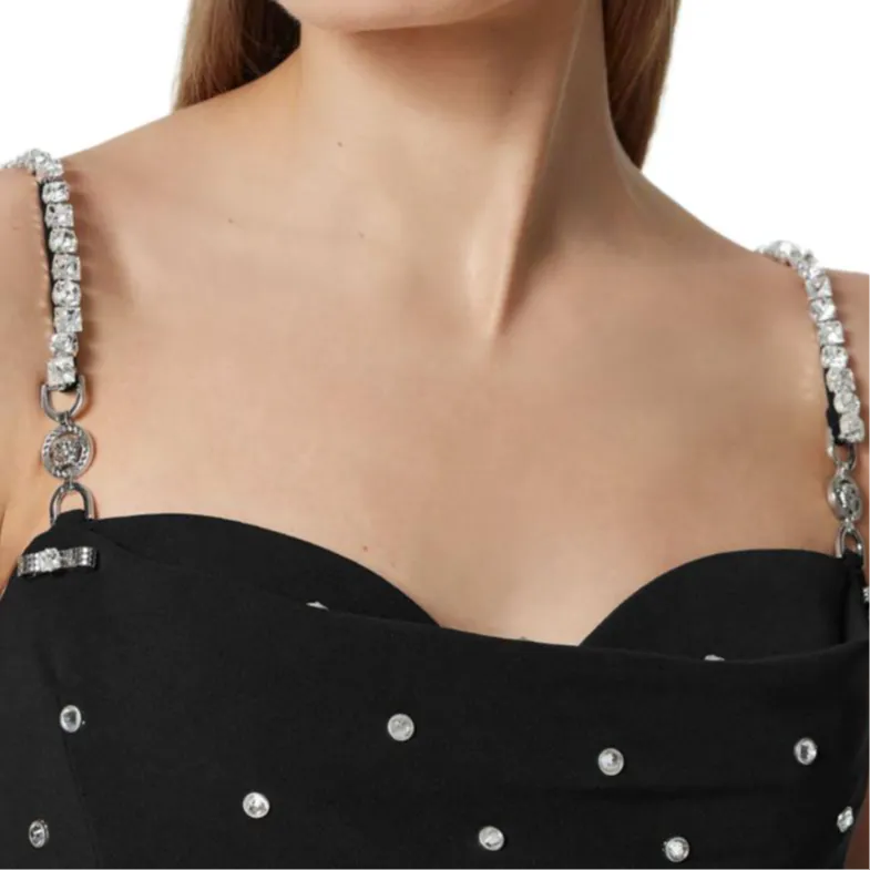 VERSACE Cielo Stellato Silk Gown-4