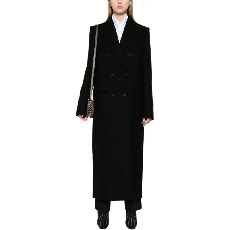 Stella McCartney Double Breasted Longline Coat-2