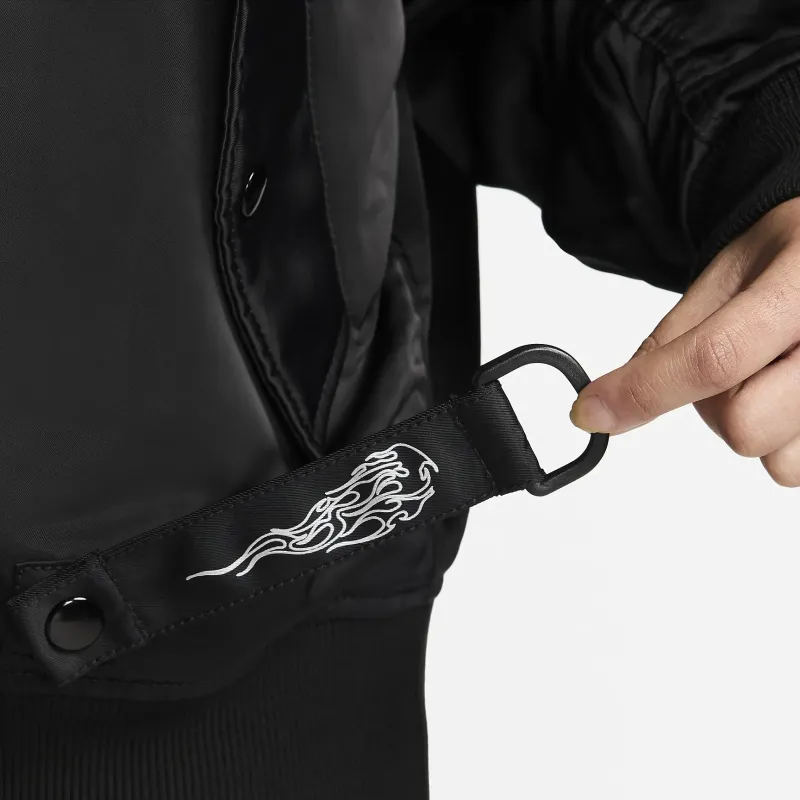 Nike X Megan Thee Stallion Bomber Jacket Black-3