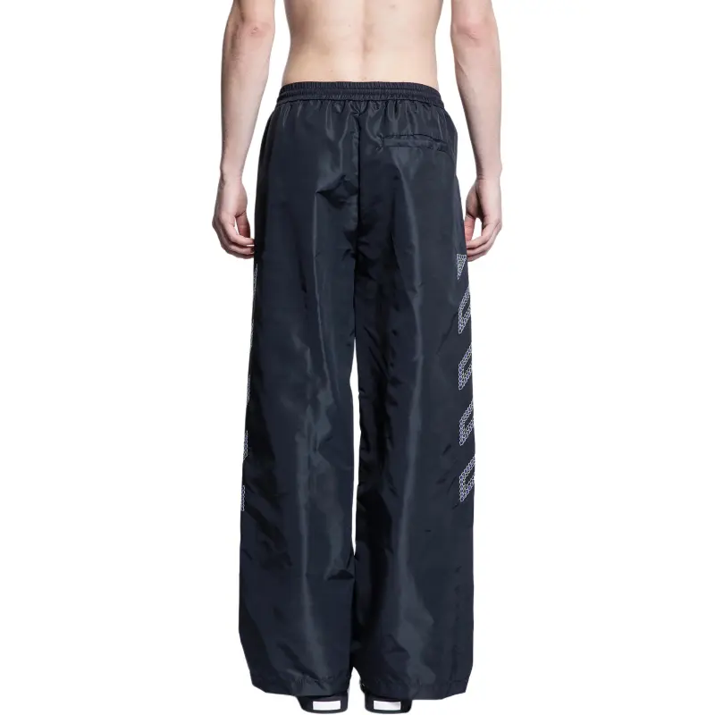 OFF WHITE Logo Detailed Wide Leg Pants-1
