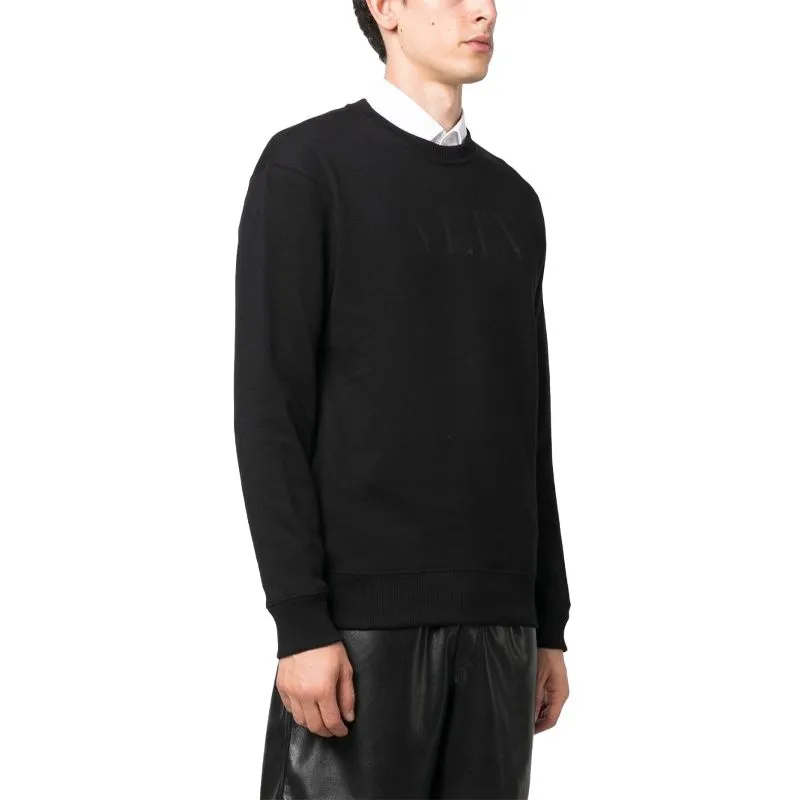 Valentino Vltn Logo Printed Crewneck Sweatshirt-2