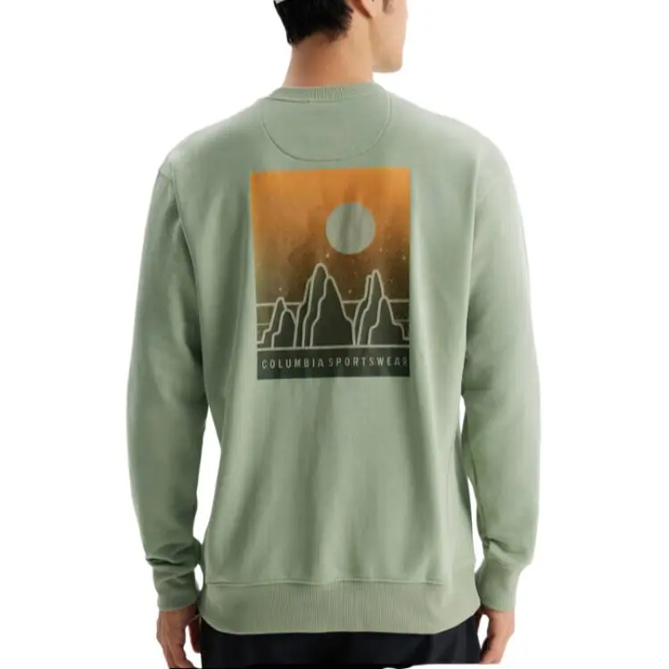 Columbia Sweatshirt Unisex Light Green-3
