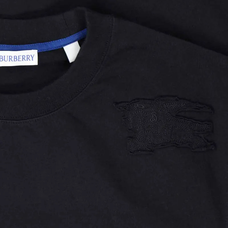 Burberry Logo Patch Crewneck T Shirt-2