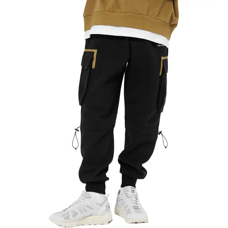 New Balance Knitted Sweatpants Men Black-2