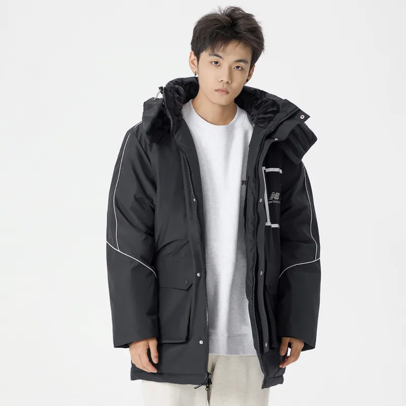 New Balance Down Jackets Men Black-6
