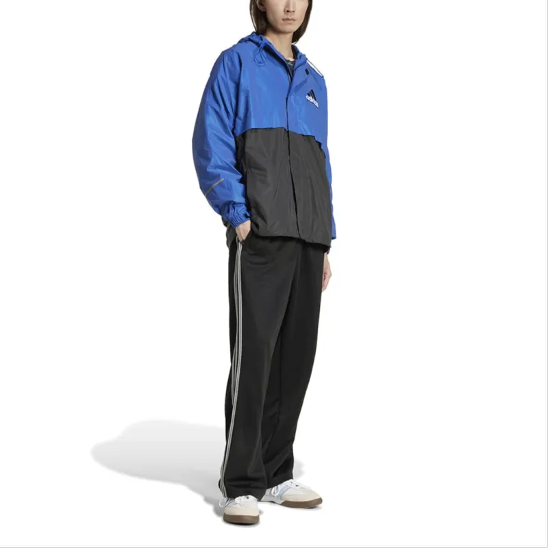 Adidas Windbreaker Jacket Men's Blue-3