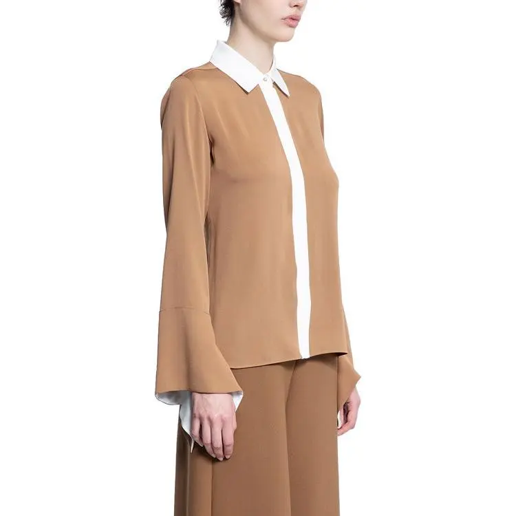 MaxMara Curved Hem Drop Shoulder Shirt-2