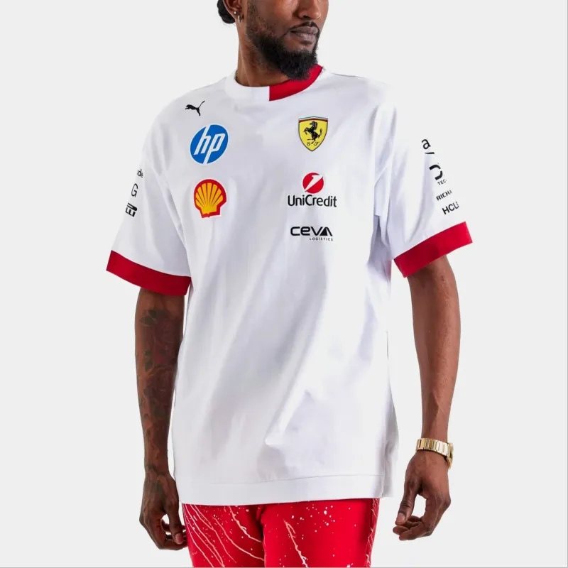 PUMA x Ferrari , SCUDERIA T Shirt Men's White-2