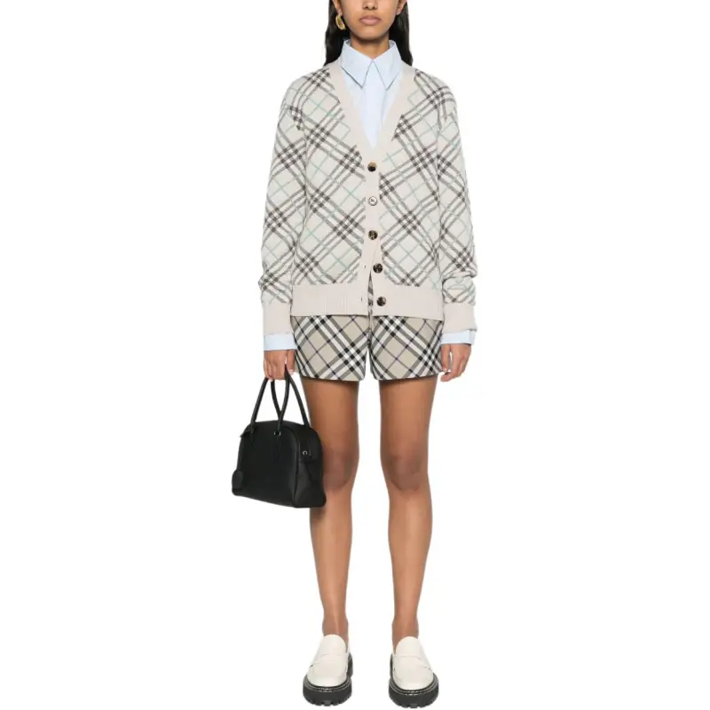 Burberry Casual Shorts Women's Gray-1
