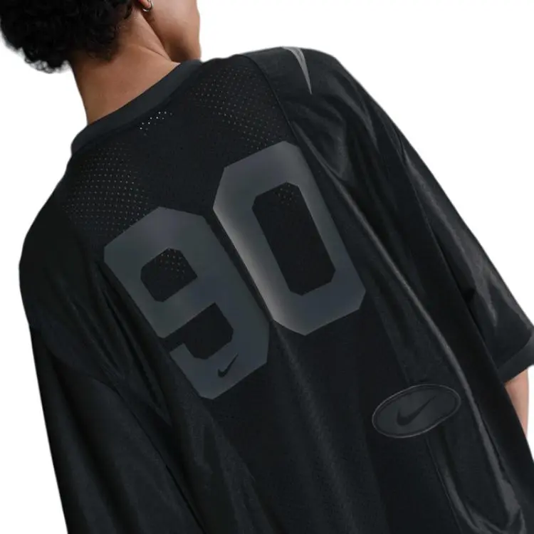 Nike Drop Shoulder Sleeve T Shirt Women's Black-4
