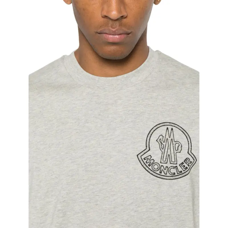 Moncler Logo print T shirt-3