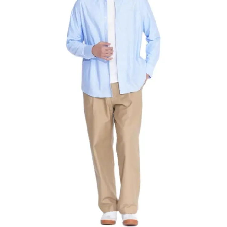 Jw Anderson X UNIQLO JWANDERSON Co brand Casual Pants Men 32 Dark Beige-3