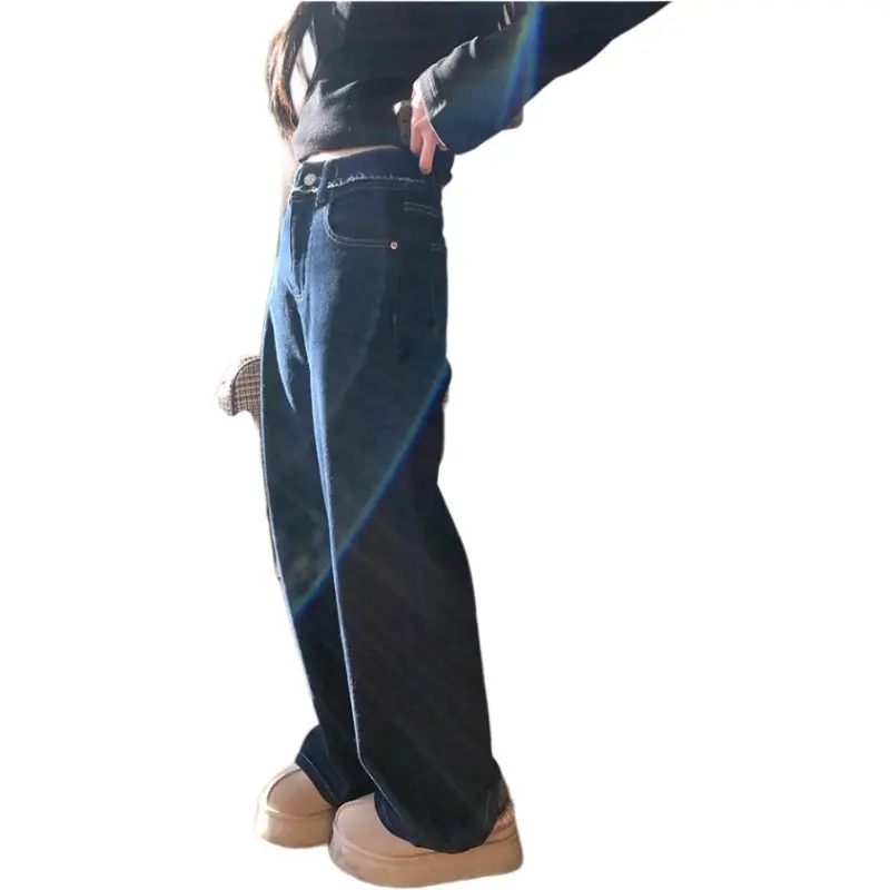 EKOOL Jeans Women's Navy Blue-2