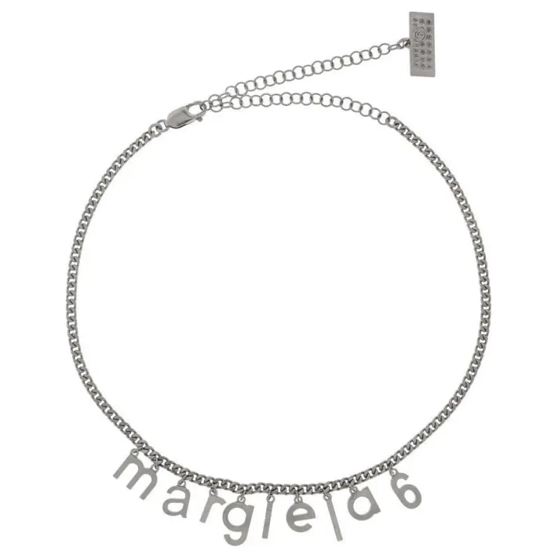 MM6 Maison Margiela Logo lettering Necklace-1