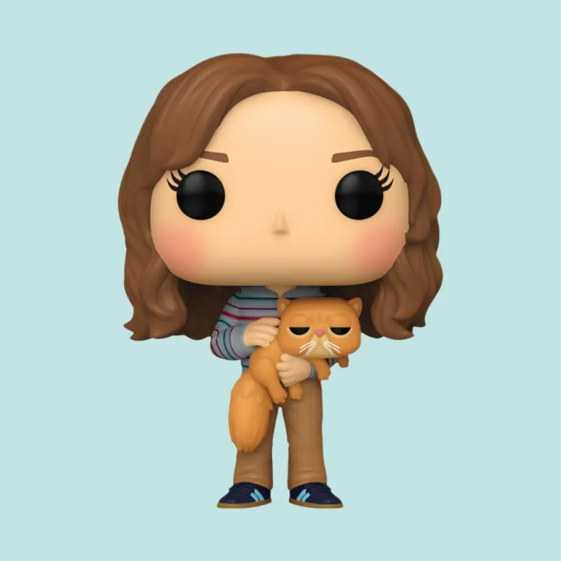 Funko Harry Potter Characters POP! Vinyl Azkaban Prisoner Hermione With Crook And Fluffy Chibi Figures-1