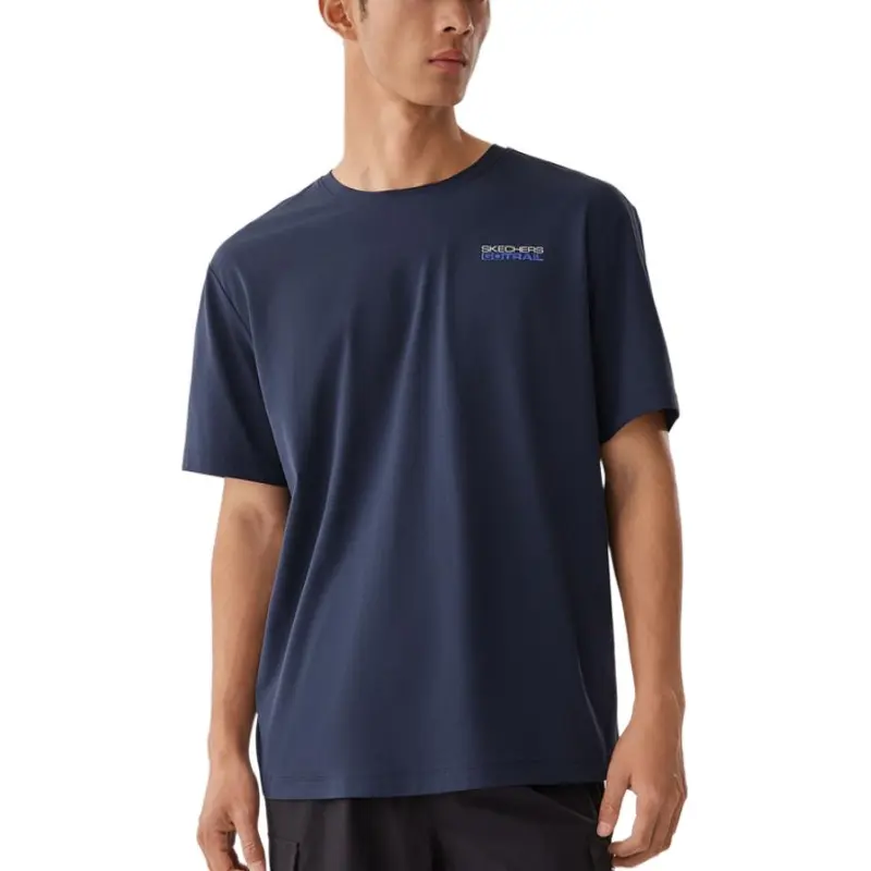 Skechers T-Shirt Men's Navy Blue-1