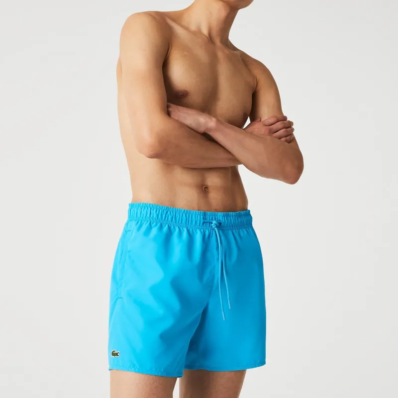 LACOSTE Logo-embroidered Swim Shorts-4