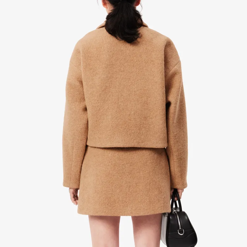 LACOSTE Jackets Coats Women's Beige-2
