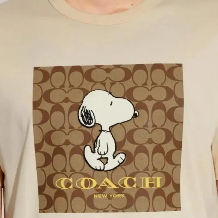 COACH T Shirts Men Khaki-3