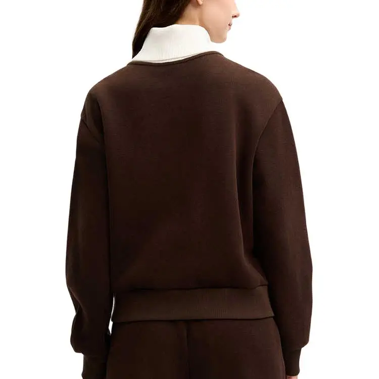 FILA MODERN HERITAGE Sweatshirt Women's Dark Rock Umber-4