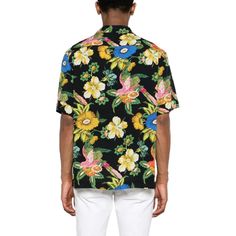 ETRO Zanzibar Printed Short Sleeved Shirt-3