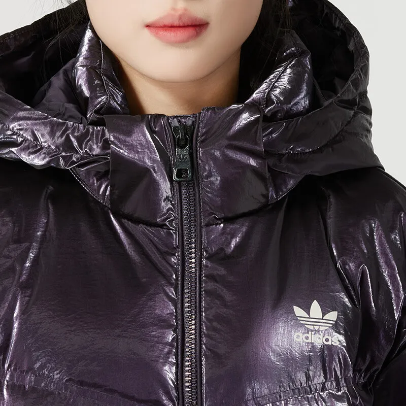 Adidas Originals Clover Series Down Jacket Women's Purple-4