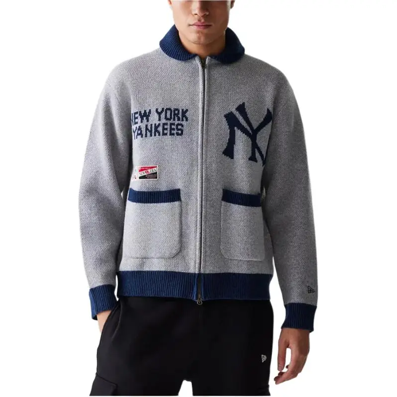 New Era x MLB Knitwear Unisex Gray-4