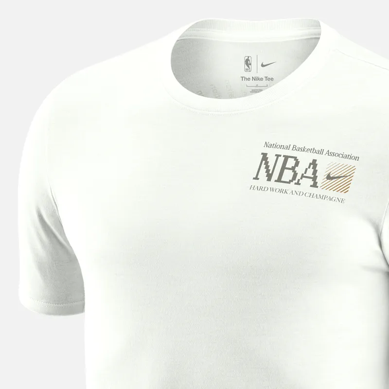 Nike x NBA T Shirt Men's Mountain Peak White-2
