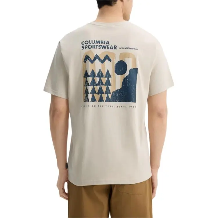 Columbia Explorers Canyon T-Shirt Men's Apricot-1