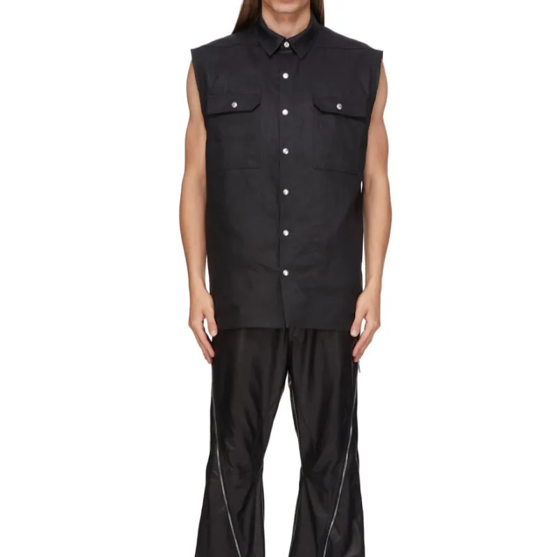 RICK OWENS Jumbo Sleeveless Outershirt-2